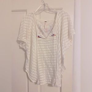 Free People Embroidered Blouse (size: Small)
